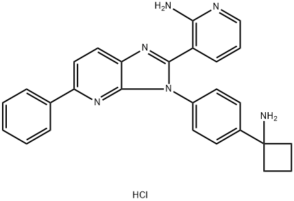 Miransertib hydrochloride Structure